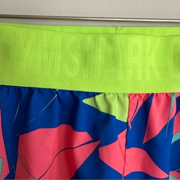 Gymshark bright and colorful lightweight shorts size large. - Picture 4 of 5